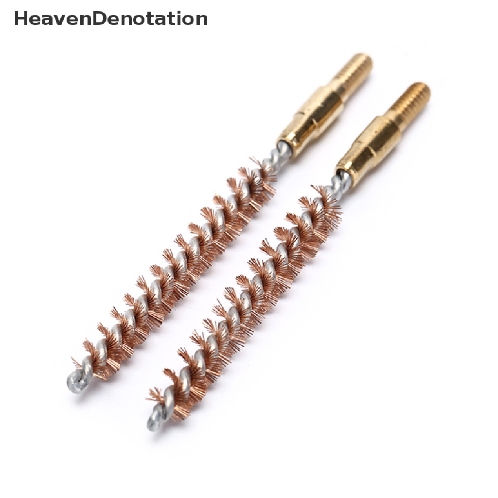 (Heavendenotation) 2pcs Sikat Pembersih Senapan 22.223cal Phosphor Bronze