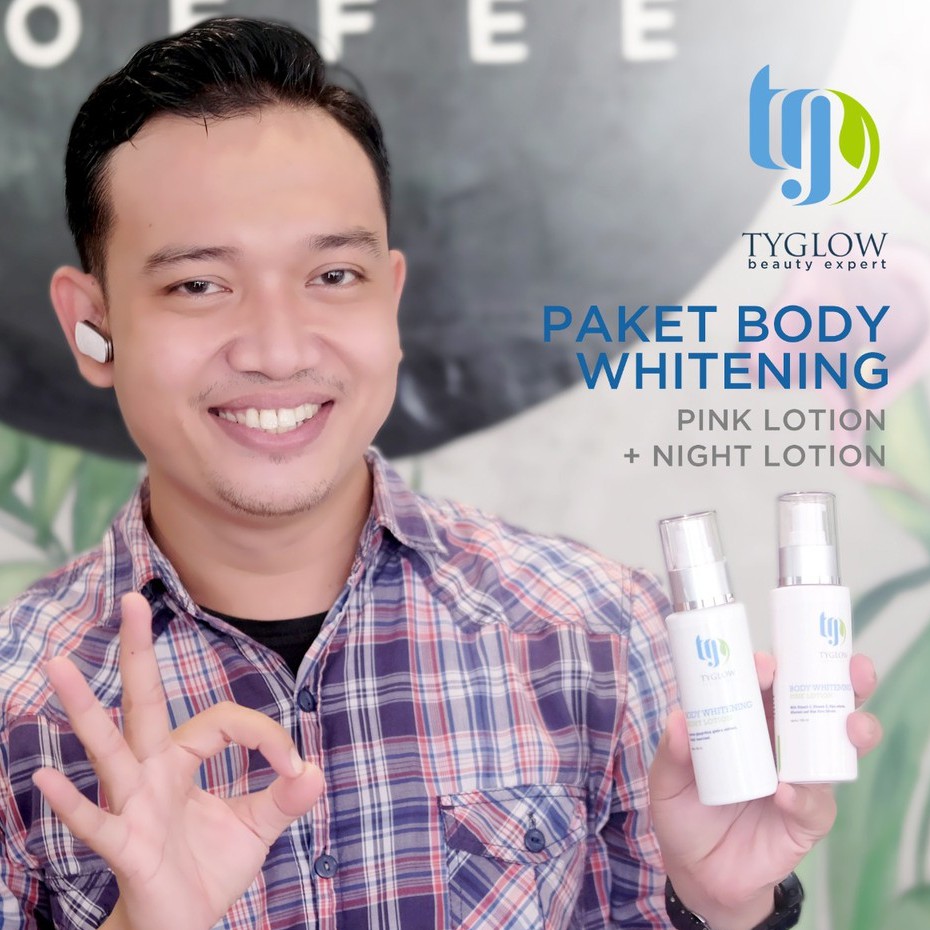 TyGlow Paket Body Whitening - paket pemutih tubuh GLOWING BPOM