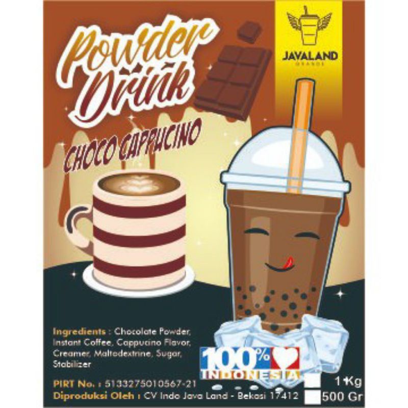 

Javaland Bubuk Minuman Rasa Choco Cappucino 1kg