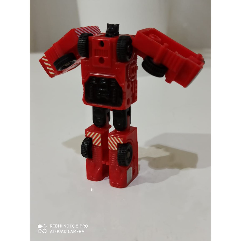 Mainan Mobil Pemadam Kebakaran Damkar Fire Fighting Robot Transformers