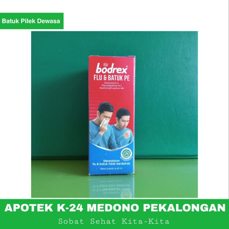 

Bodrex flu dan batu PE 60ml