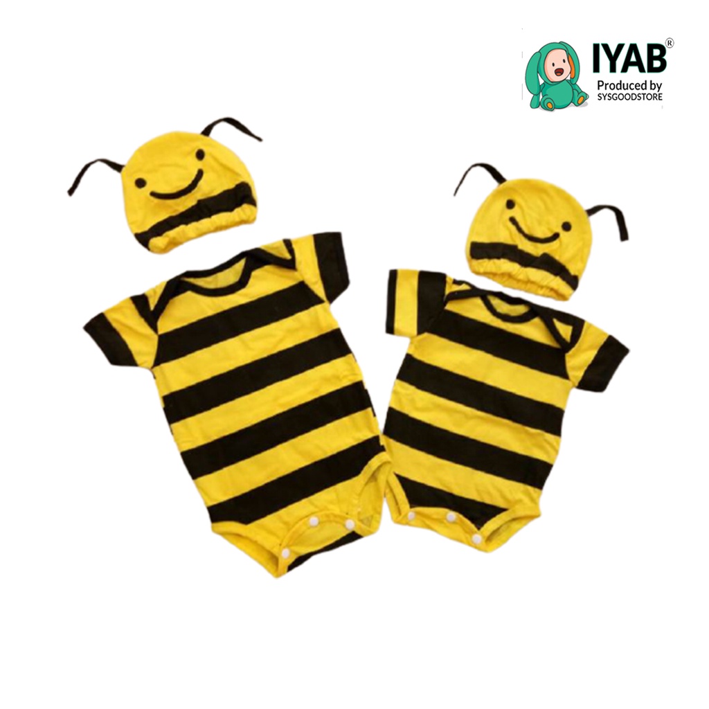 IYAB  Baju Bayi Jumper Bayi Lebah Katun Unisex-2