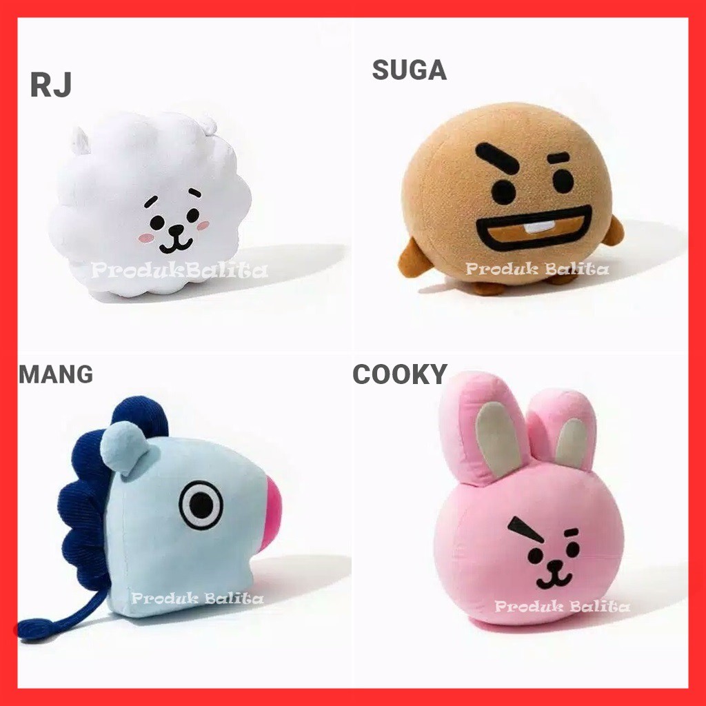 Boneka BT21 BTS Unofficial Tata Shooky Cooky Chimmy RJ Koya Mang Van Untuk Hadiah Terlaris