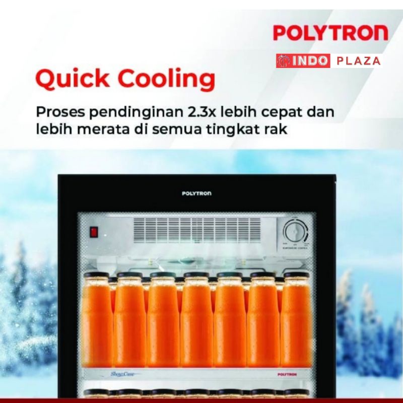 POLYTRON Showcase 180 Liter SCN 187 Borderless