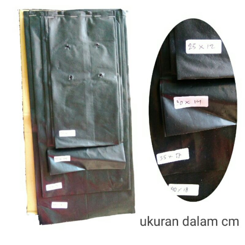 polybag tanaman-berbagai macam ukuran-per kg