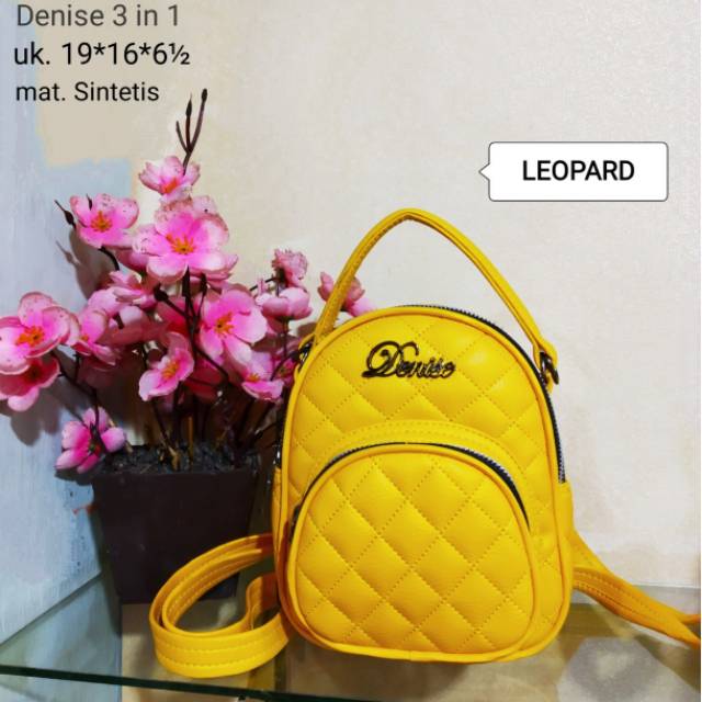 RANSEL WANITA DENIS TYPE JC TW 9332 8802 GC DJAY R PU LEATHER TERBARU TERMURAH POPULER