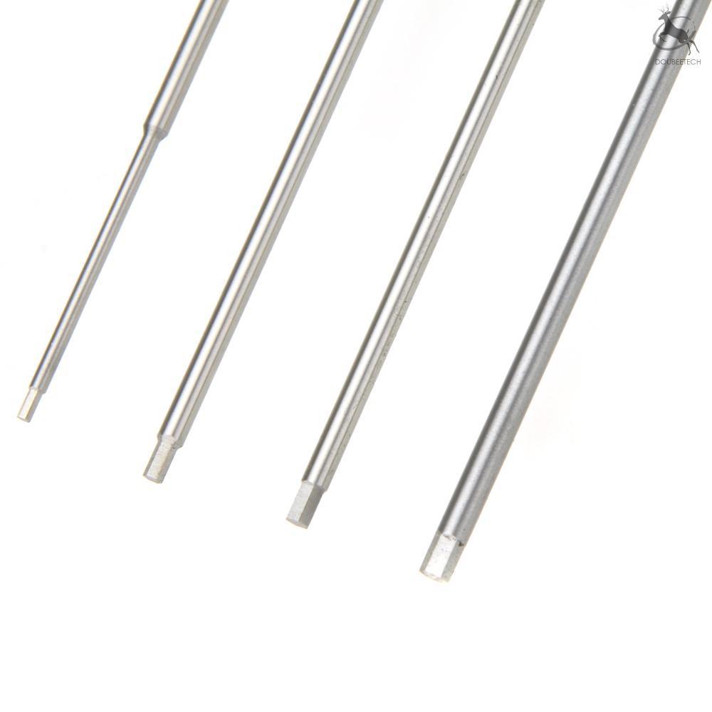 Produsen D & B Set 4pcs Kunci Pas Hex Driver Hex Titanium 1.5mm / 2mm / 2.5mm / 3.0mm Untuk Rc Helikopter ppGon6UOzJry3