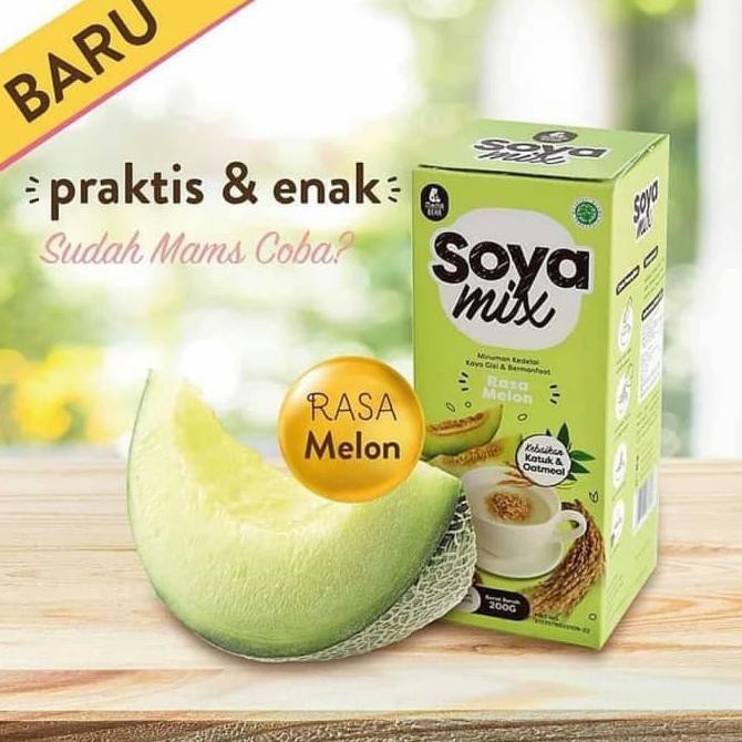 

≛✱Z^M MamaBear Soya Mix Pelancar Asi 10 Sachet - Rasa Melon &$