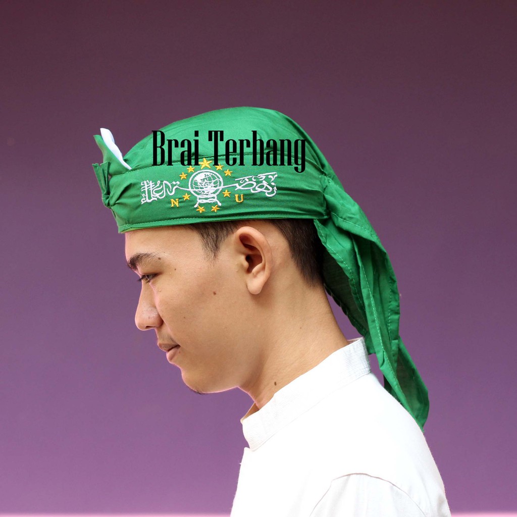 Blangkon nu iket topi tradisional bordir nu santri tradisional nusantara