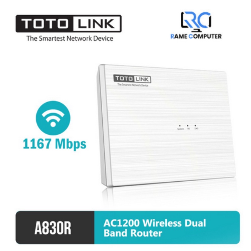 TOTOLINK A830R - AC1200 Wireless Dual Band Router