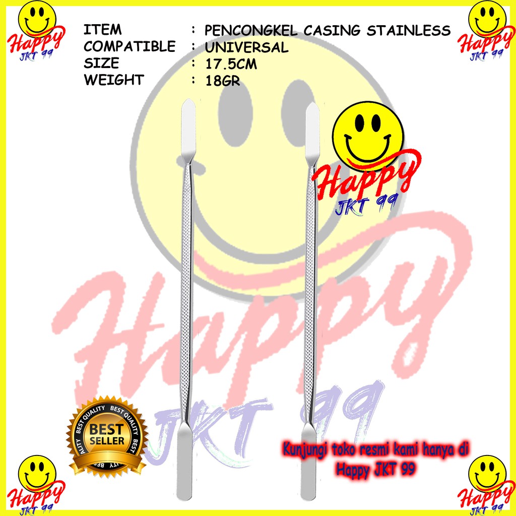 [ HAPPY JKT 99 ] BESI STAINLESS PENCONGKEL STENLIS STEEL BOLAK BALIK