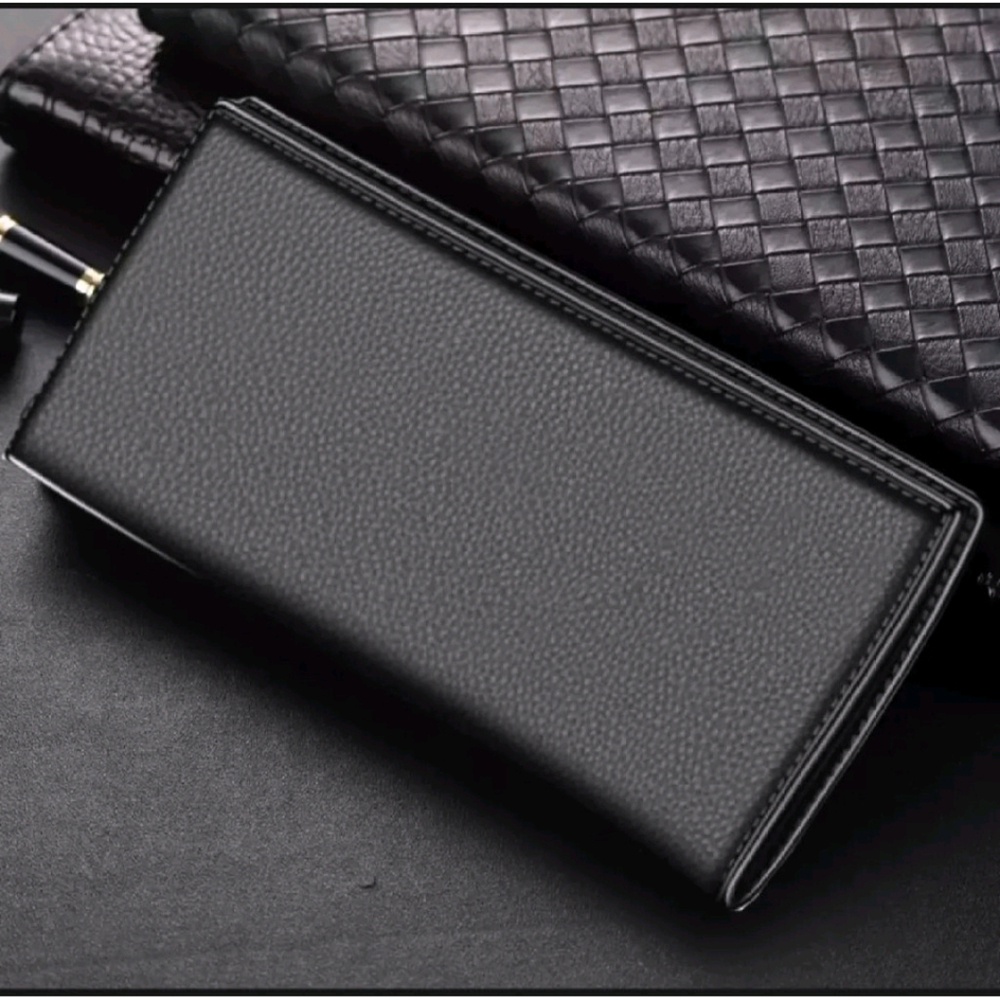 BAYAR DI TEMPAT Dompet Pria Panjang Long Leather Business Wallet Famous Brand