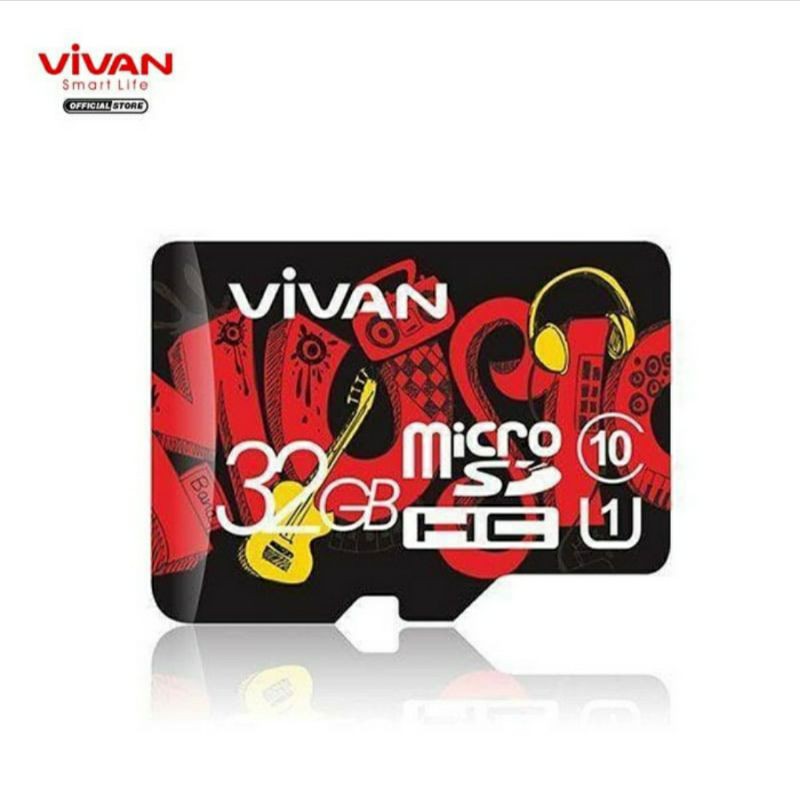 Vivan V32U10 32GB Class 10 Micro SD MicroSD TF Card TFCard Memory Card