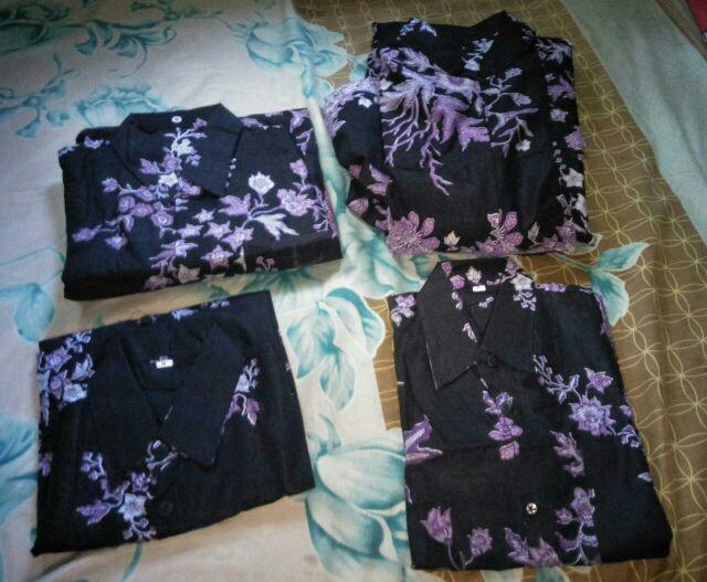 Wou Batik Couple Naifa Maura Couple - Sania Ruffle Batik Couple Ori Ndoro Jowi Dnt Garansi - Kg023