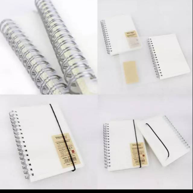 

Spiral notebook A5/B5 (grid/line(rule)/dot/blank) 80 lembar
