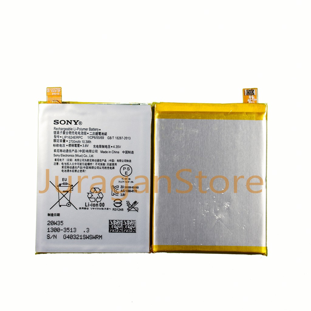 BATERAI BATRE SONY X - SONY X PERFORMANCE  F8132 ORIGINAL