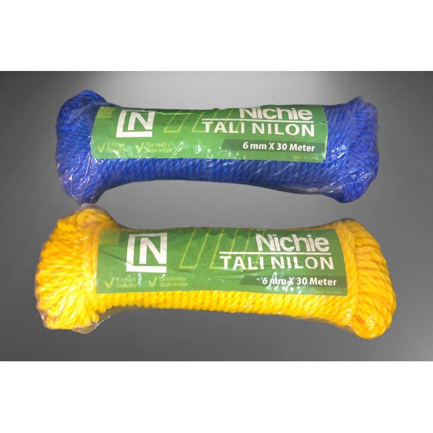 Tali Tambang Nilon 6 mm x 30 meter NICHIE Serbaguna