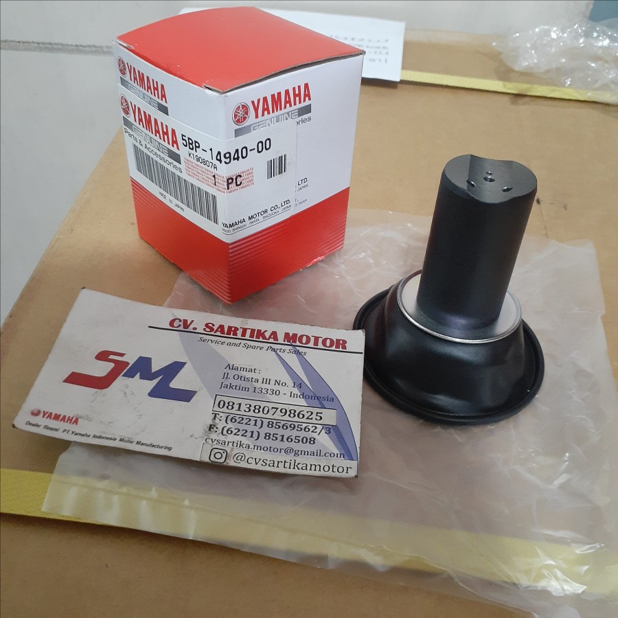 Karet Vakum Karburator Scorpio Z / Diapragma Assy / 5BP-14940-00