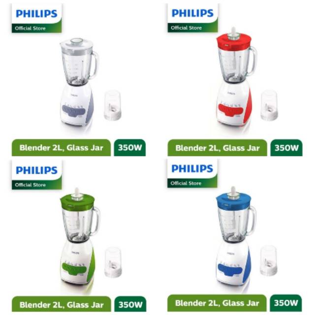 Blender PHILIPS KACA HR 2116 / PLASTIK HR 2115 GARANSI RESMI