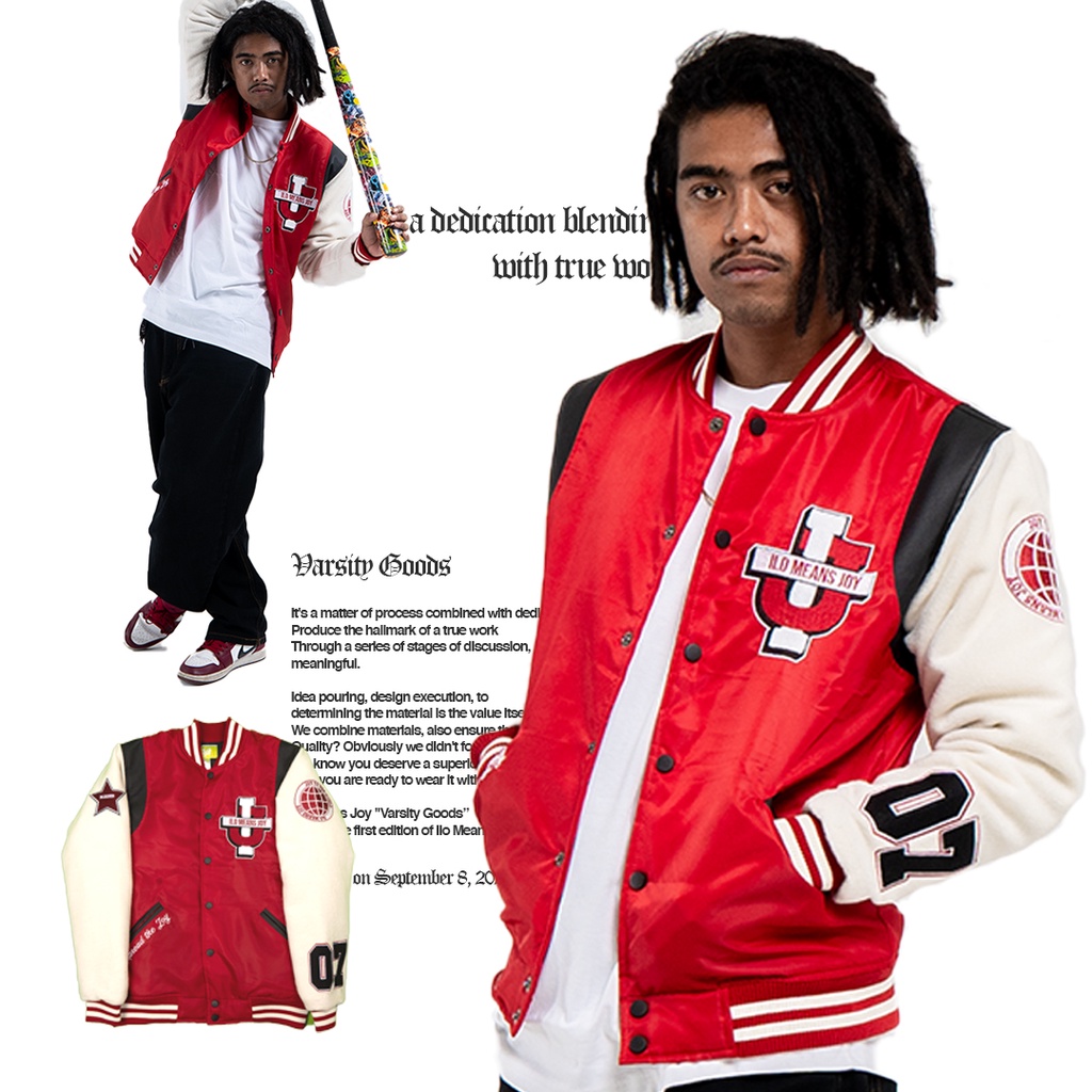 Ilomeansjoy Varsity Goods - Red