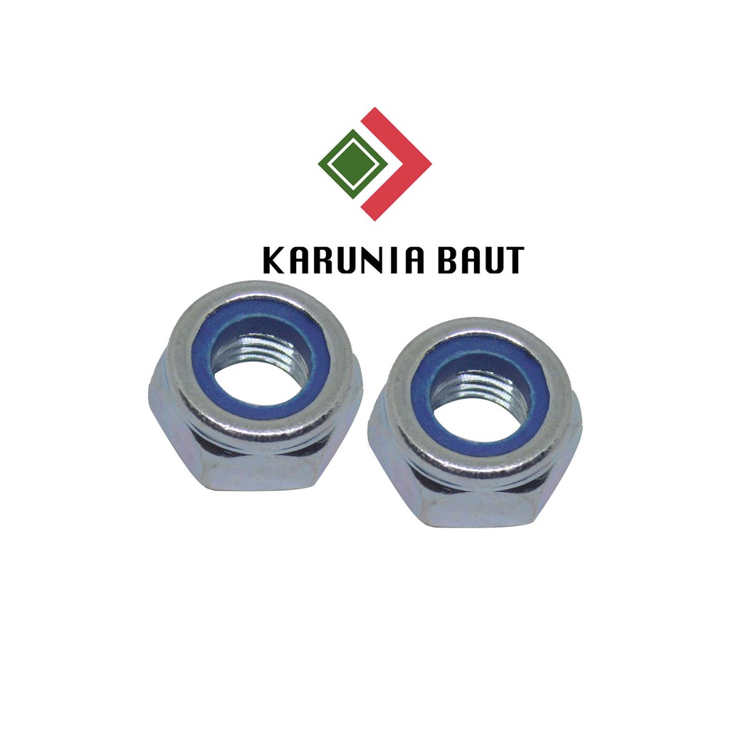 JUAL MUR NILON 12MM NUT NYLON KUNCI 19 DRAT KASAR