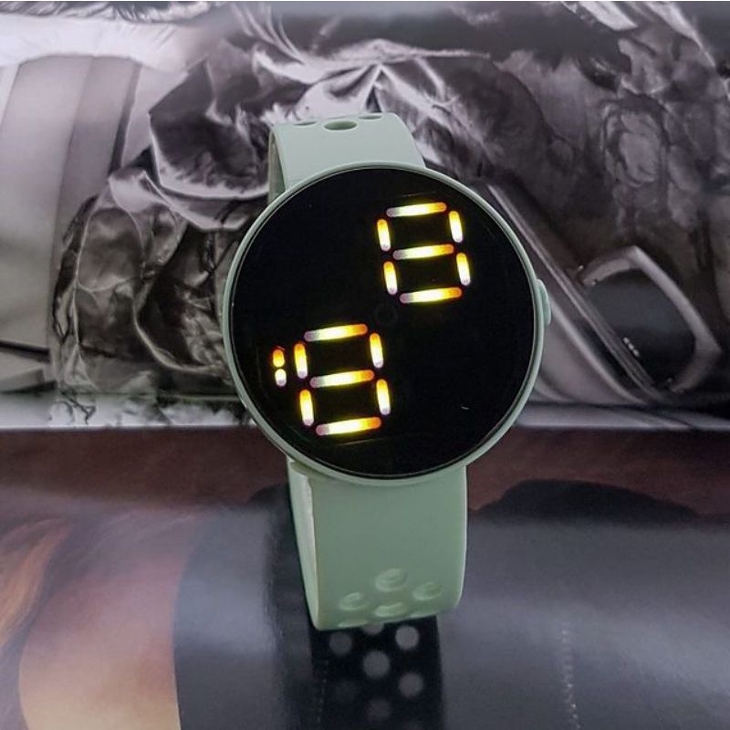 JAM TANGAN LED TERBARU UNISEX DIGITAL JAM TANGAN WATER RESISITANT  BAYAR DI TEMPAT FREW BATRAI CADANGAN