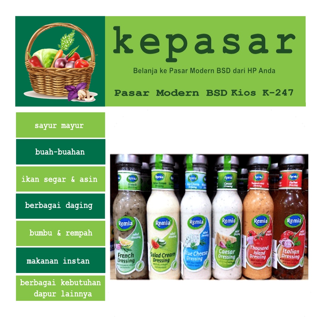 

Remia Salad Dressing all varian