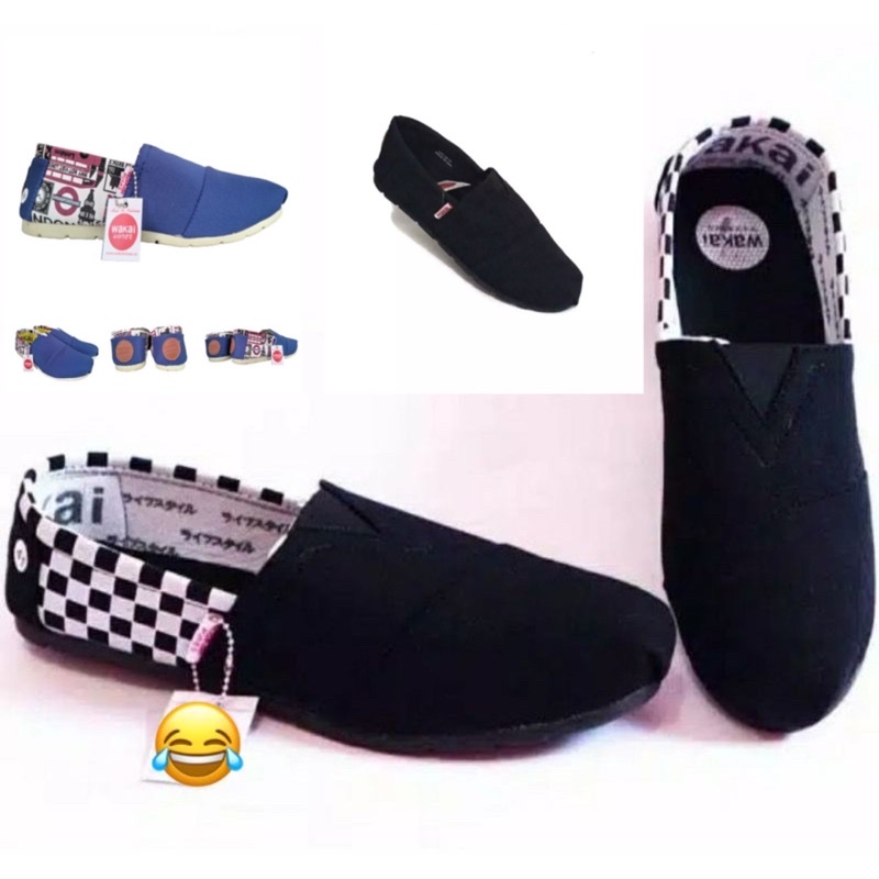 SEPATU WAKAI SEPATU SLIDE PRIA KEKINIAN SEPATU SANTAI