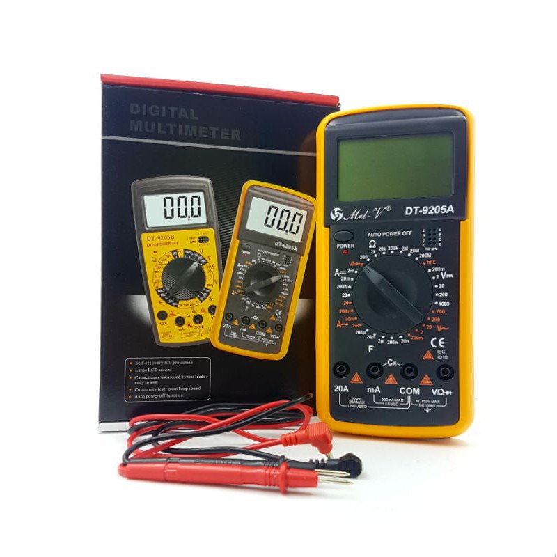 Avometer / Multitester digital / Digital Multimeter DT-9205A by Mel-V