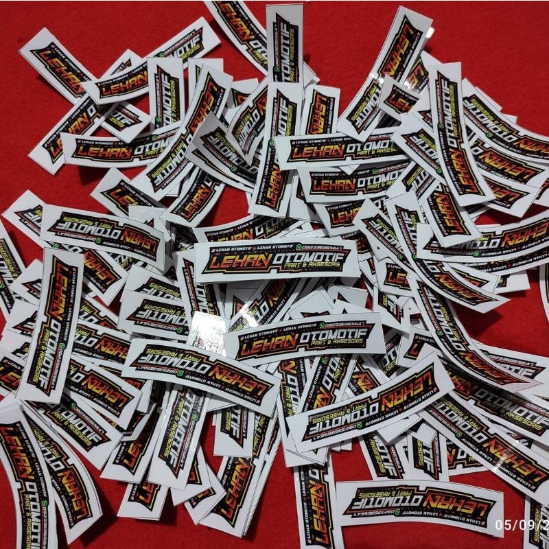 

stiker LEHAN OTOMOTIF print cut