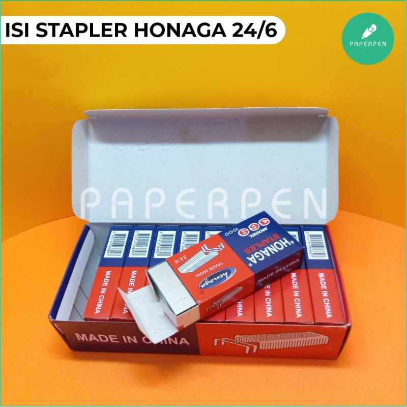 

(PCS) ISI STAPLER HONAGA 24/6 /ISI STAPLES
