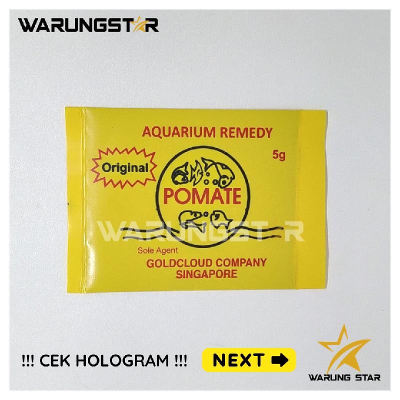 OBAT IKAN POMATE AQUARIUM REMEDY 5 GR / POMATE ASLI 100% SINGAPORE