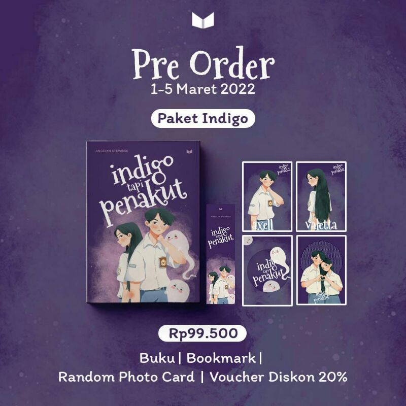 Novel Indigo tapi penakut