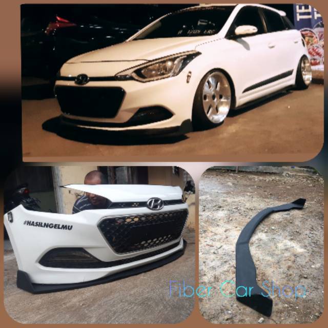 Lips Winglet Spliter Bumper Bemper Hyundai i20