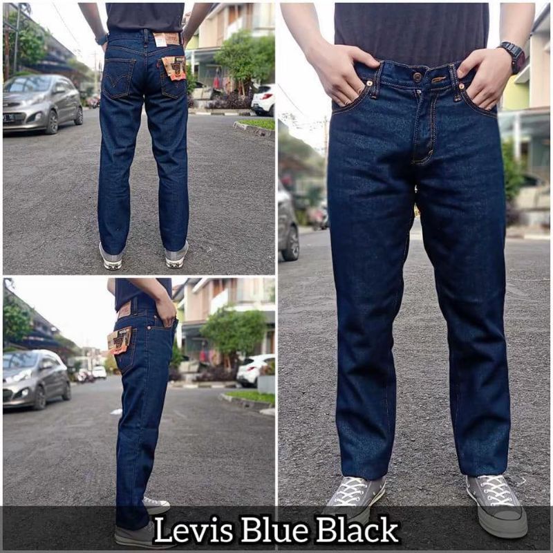 HARGA PROMO!!! Bisa (COD) CELANA PANJANG JEANS L3VI&quot;S STANDAR PRIA COWOK Coklat Tua Brown reguler Regular fit murah gaya Keren Kekinian Distro Original Bandung BIG SIZE ukuran 28,29,30,31,32,33,34,35,36,37,38 S M L XL XXL XXXL 2XL 3XL 4XL 5XL 6XL 7XL 8XL