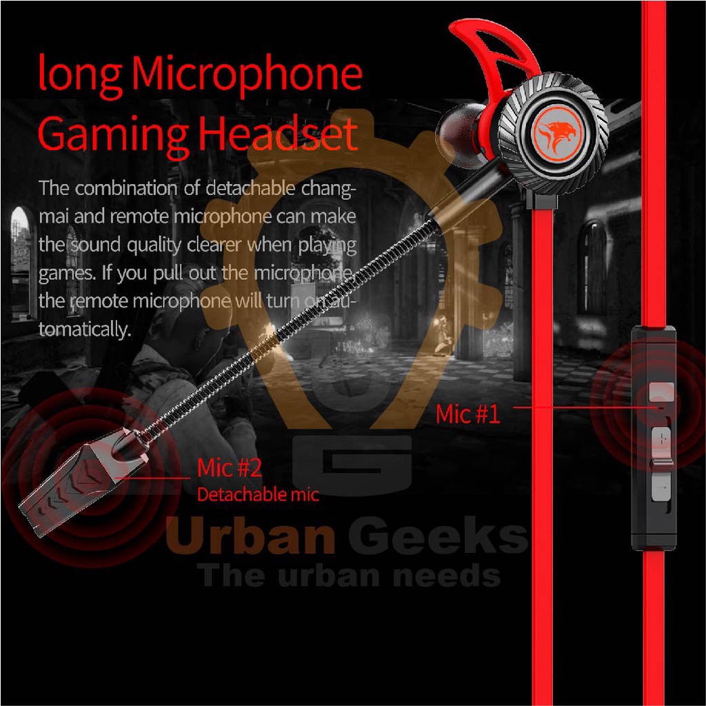 Plextone Xmowi RX1 Gaming Earphone Reduction Headset
