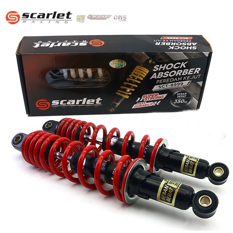 Shock absorber Shockbreaker Skok Setelan 8989 Uk 280 320 340 360 mm SCARLET RACING TIPE SHOCK STLN 8989-STLN 8999-BRAZUCA 3521