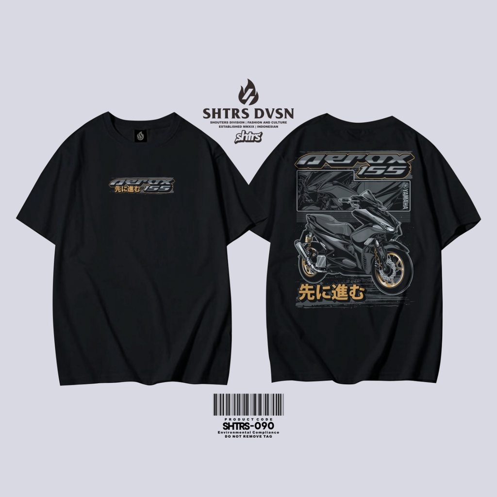 Kaos AEROX 155 CONNECTED Kaos AEROX KEREN Baju AEROX 155 PRIA DISTRO