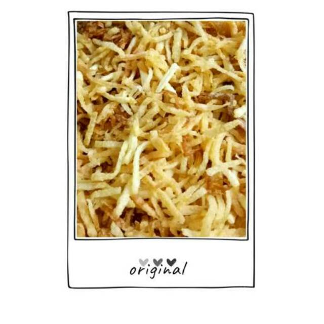 

kering kentang original MEDIUM tanpa pengawet dan msg