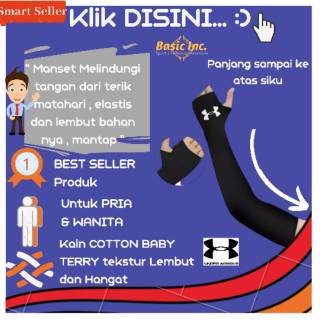 MANSET DEKER TANGAN ARM SLEEVE STOKING/PELINDUNG TANGAN