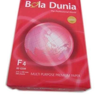 

Big Sale KERTAS BOLA DUNIA 80GR F4 FOLIO / KERTAS FOTOCOPY / KERTAS PRINT 80 F4 / PAPER / F4 80 HVS 시