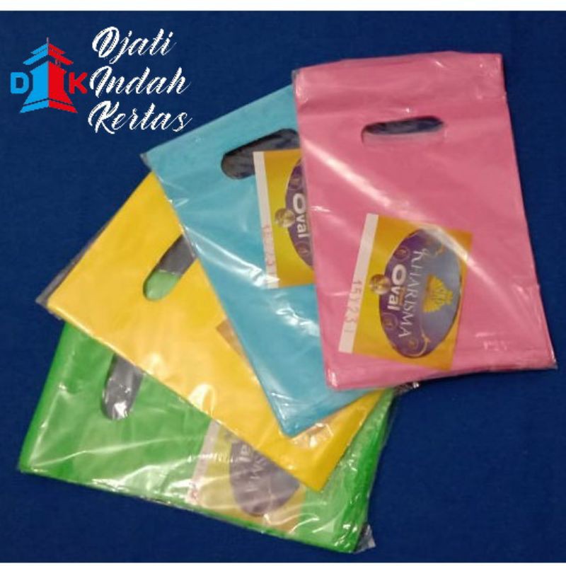 DISKON !!! Tas Plastik Olshop kharisma Hd Oval Polos 15 x 23 (50pcs)