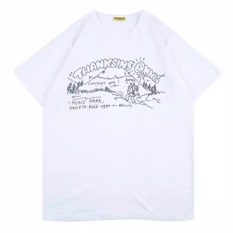 T-shirt Rigelda White Thanksinsomnia |{|} Free Tali sepatu Urbanculture Panjang 120cm