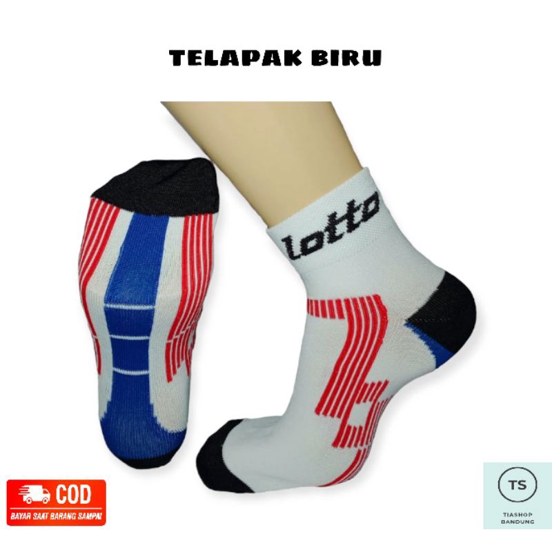 Kaos Kaki Olahraga Motif (LT) || Kaos Kaki Sport Pendek Pria dan Wanita