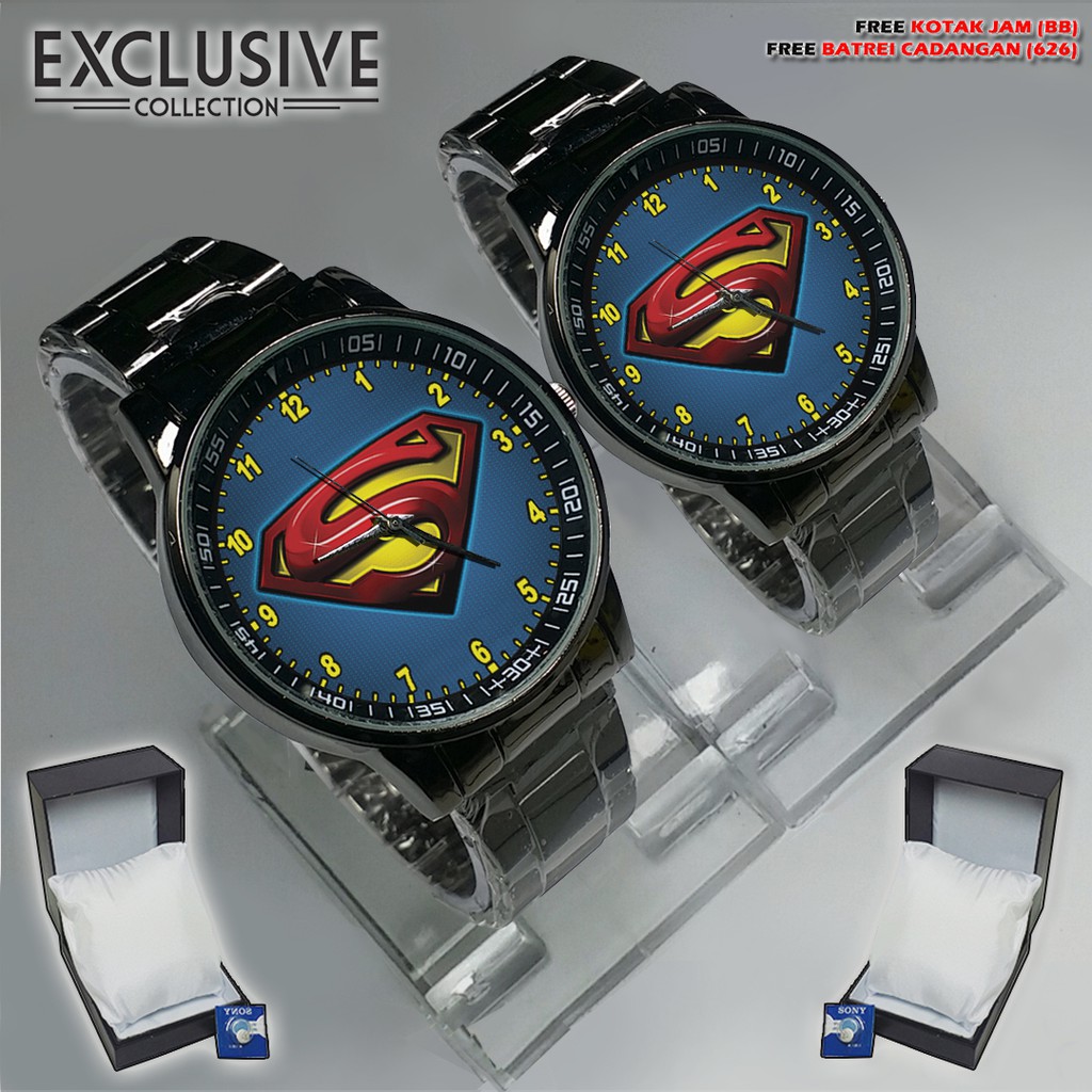 Jam Tangan  SUPERMAN MOTIF 1 Bagus