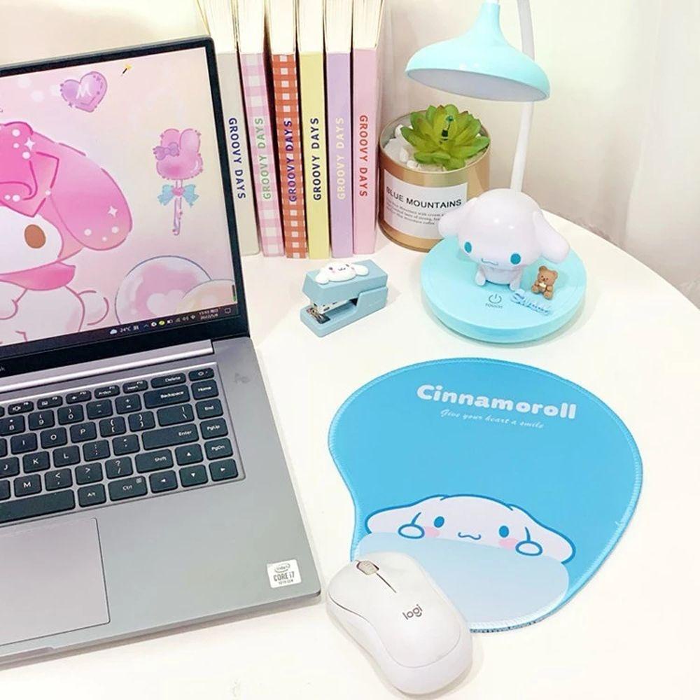 Agustina San-rio Alas Mouse Tahan Air Kawaii Gift My Melody Cinnamoroll Table Mat Alas Tikus Anti Slip