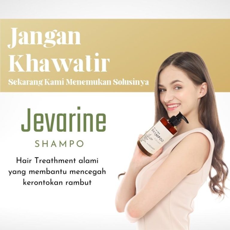 Jevarine All In One Shampoo - Paket Bundling 2 PCS - All In One Shampoo - Penyubur, Penghitam dan Anti Rontok