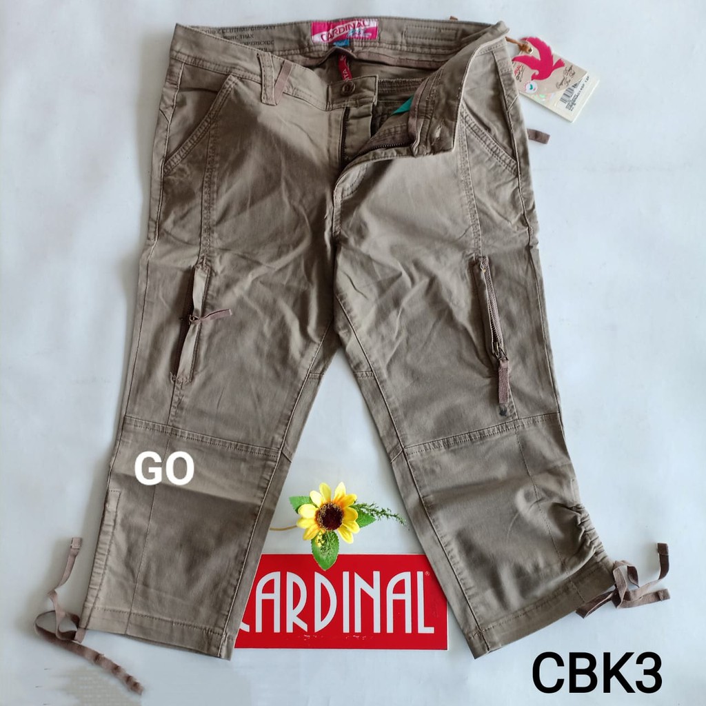 gof CBK CARDINAL CELANA BAHAN 7/8 KEMPOL Cewek Celana Cewek Bahan Bawahan Wanita