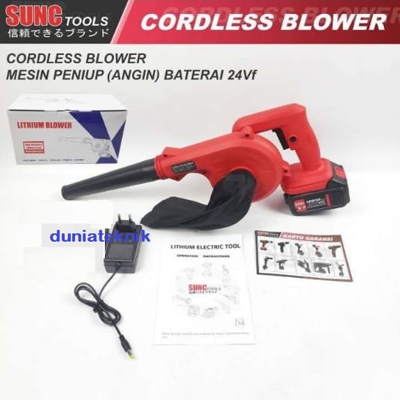 Mesin Blower Tangan Baterai Cordless Blower SUNC TOOLS 24Vf