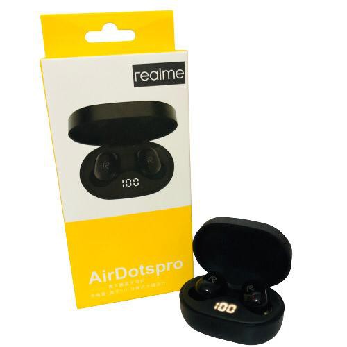 Earphone Bluetooth REALME Airdots Pro Headset Wireless Stereo HD LED